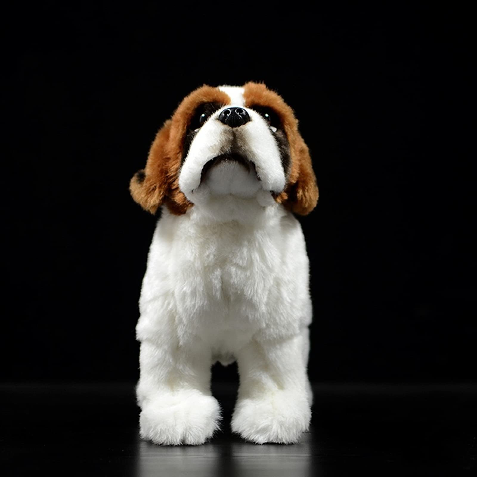Simulation Saint Bernard Dog Plush Toy, Soft Saint Bernard Pet Dog Stuffed Animal toy