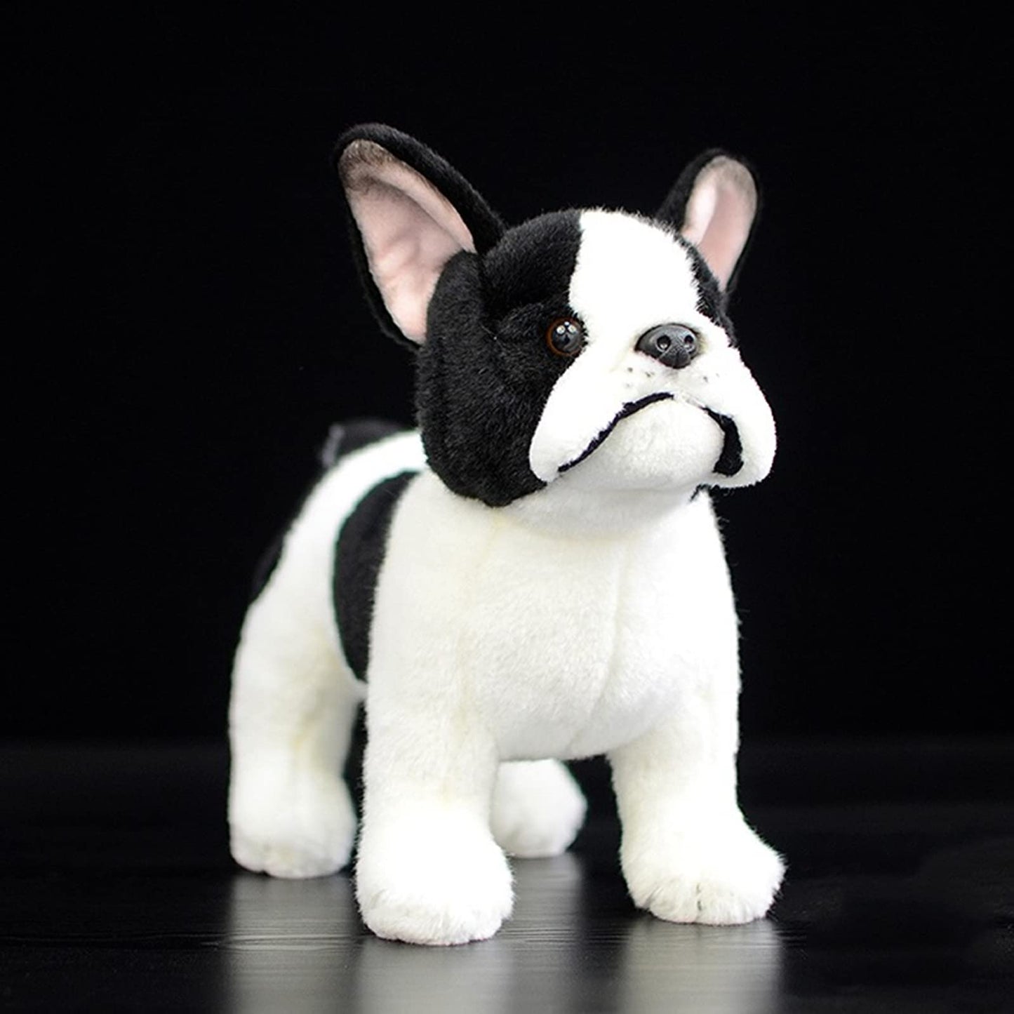 Bulldog Plush Toy, Realistic Standing Bulldog Dog Stuffed Animal, Cute Dog Puppy Plushie Toy