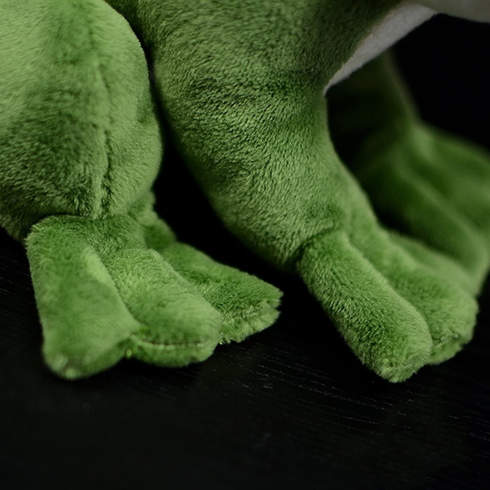 Simulation Frog Plush Toy, Lifelike Green Frog Stuffed Animals Reptilian Plushie Toys