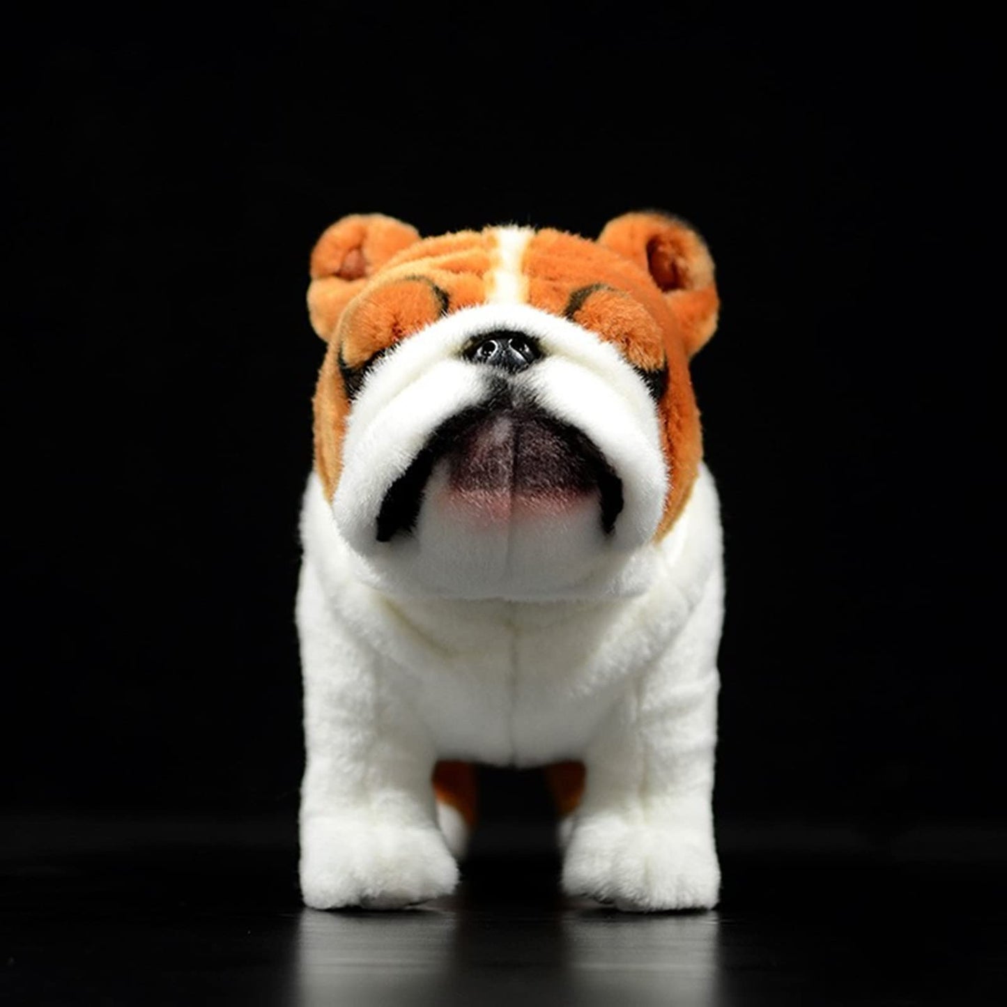 Bulldog Plush Toy, Realistic Standing Bulldog Dog Stuffed Animal, Cute Dog Puppy Plushie Toy