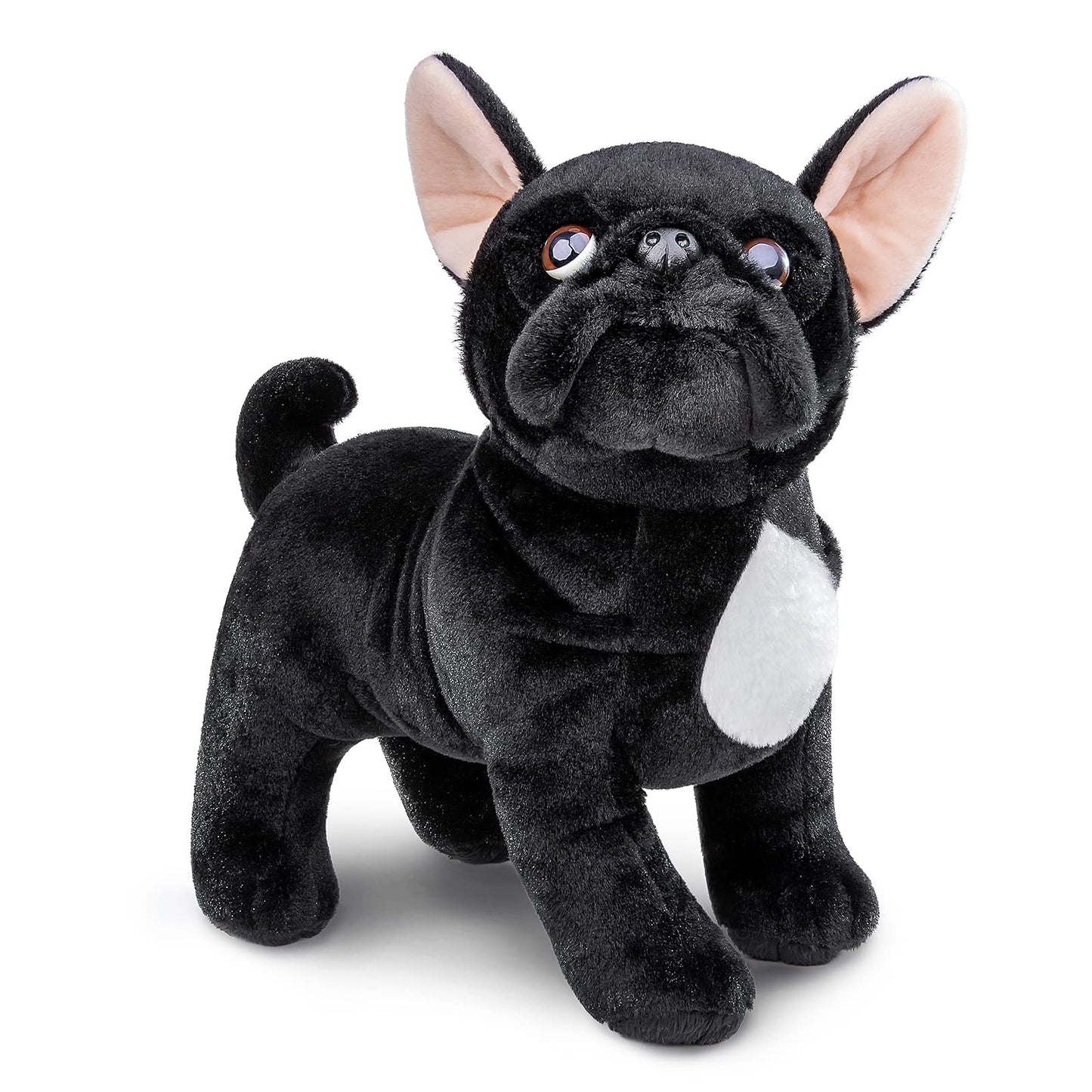 Bulldog Plush Toy, Realistic Standing Bulldog Dog Stuffed Animal, Cute Dog Puppy Plushie Toy