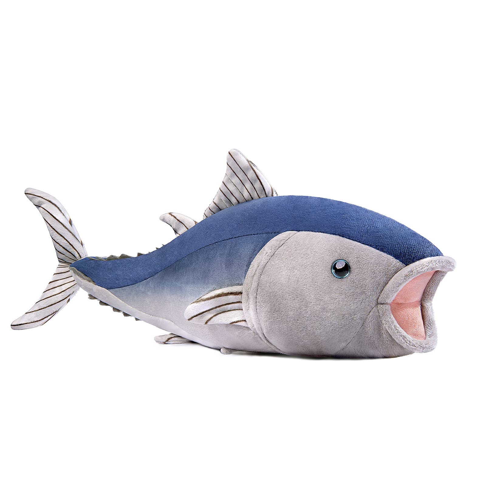 Simulation Tuna Stuffed Plush Toy, 16inch Lifelike Depth Ocean Animals