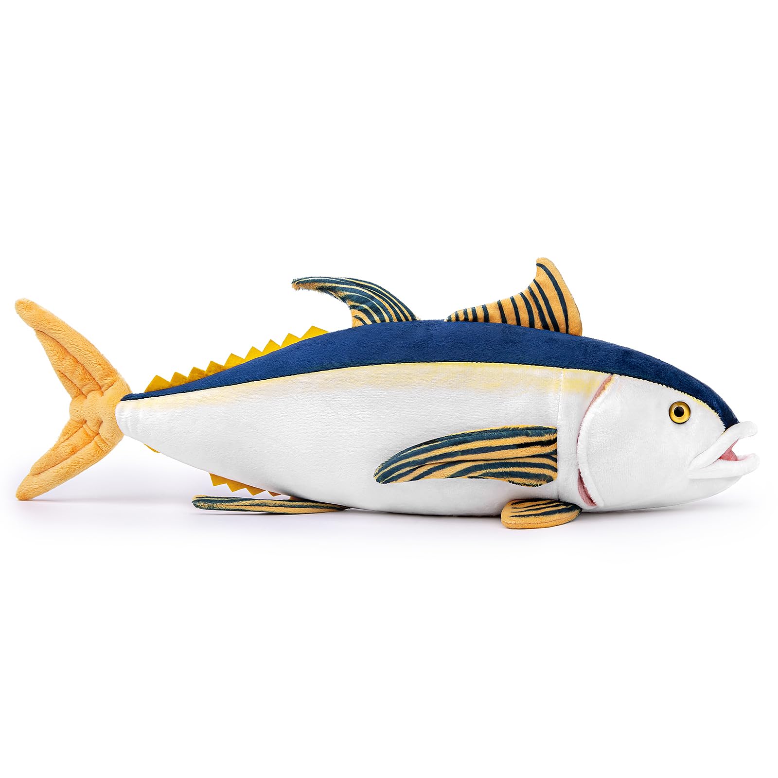 Simulation Tuna Stuffed Plush Toy, 16inch Lifelike Depth Ocean Animals