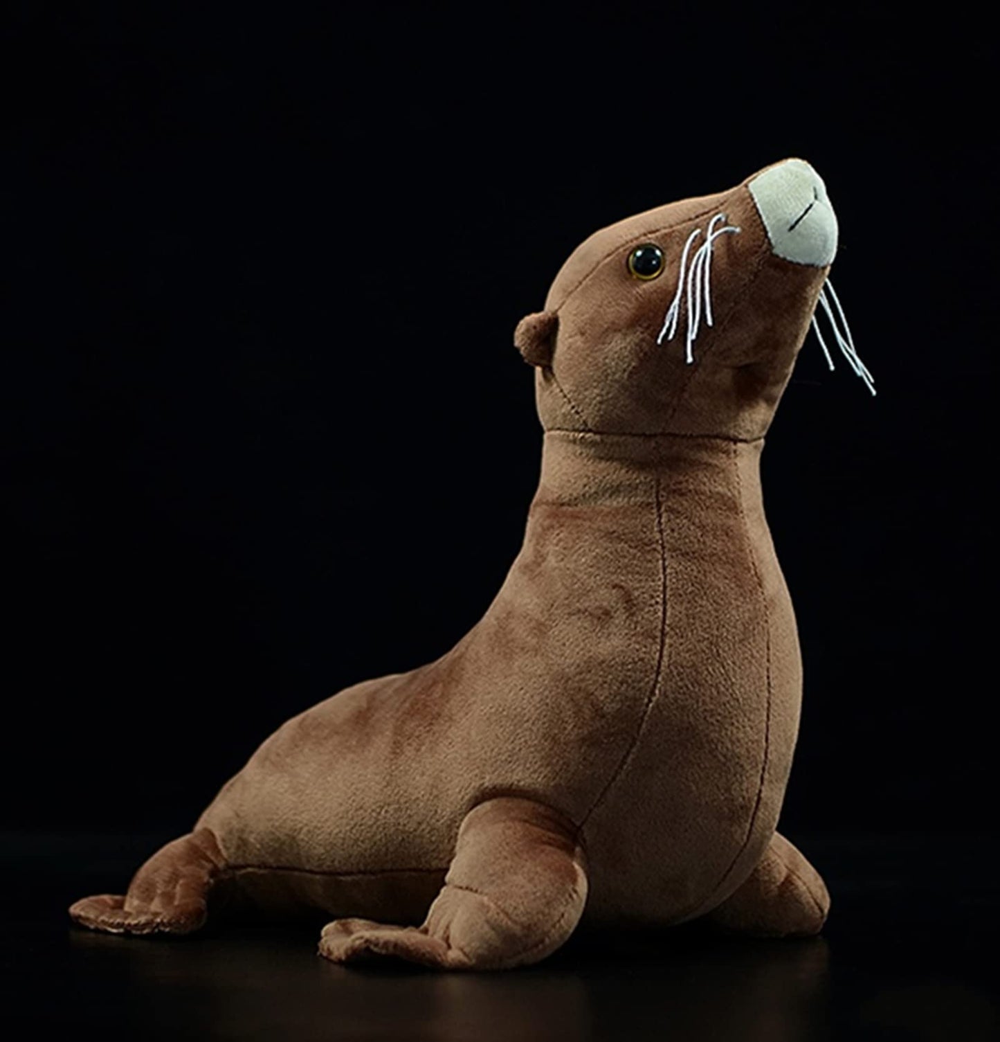 Simulation Sea Lion Plush Toy, Soft Realistic Fur Seal Stuffed Plush Toys