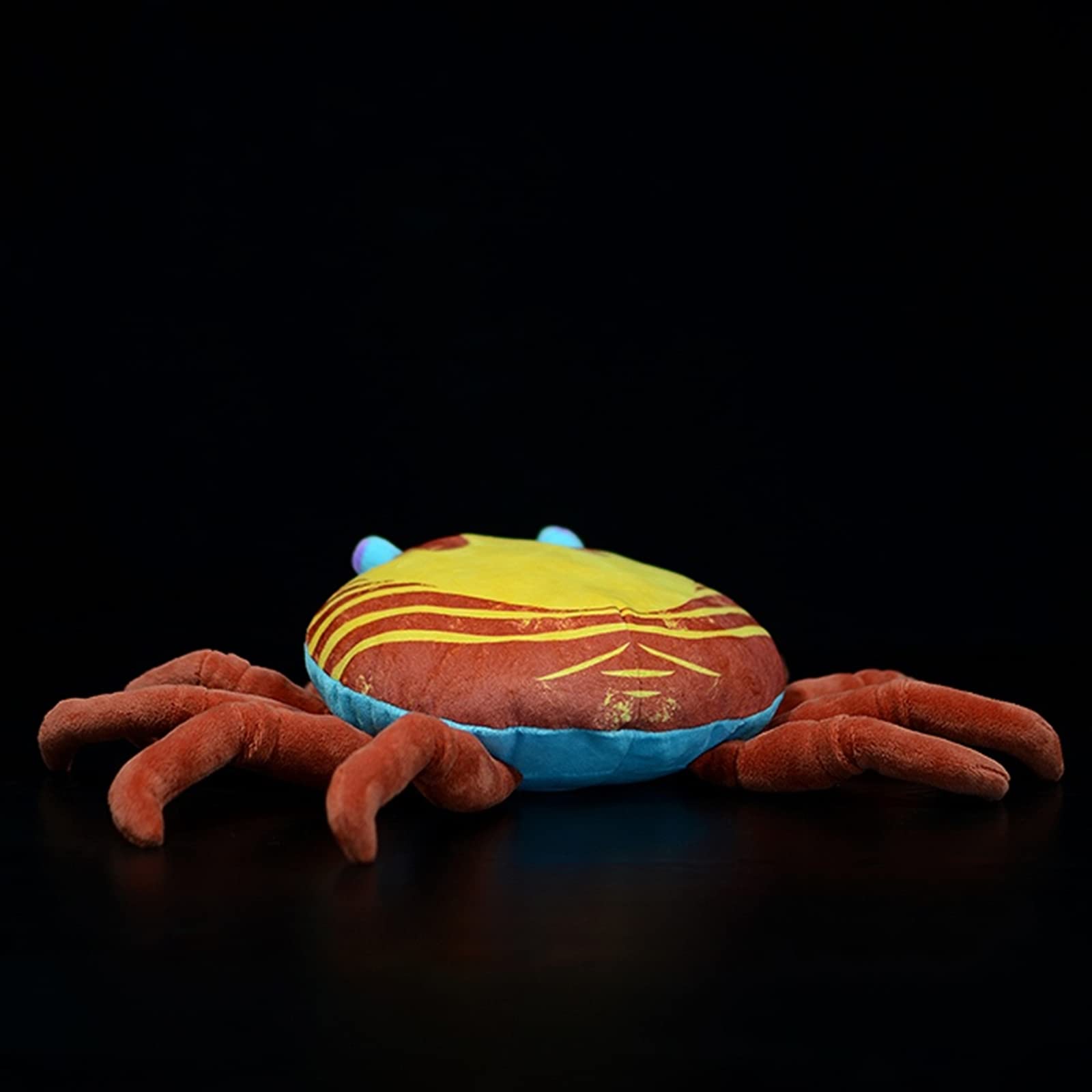 Simulation Red Crab Plush Toy, Lifelike Ocean Redstone Crab Stuffed Animal Cute Plushie Toys