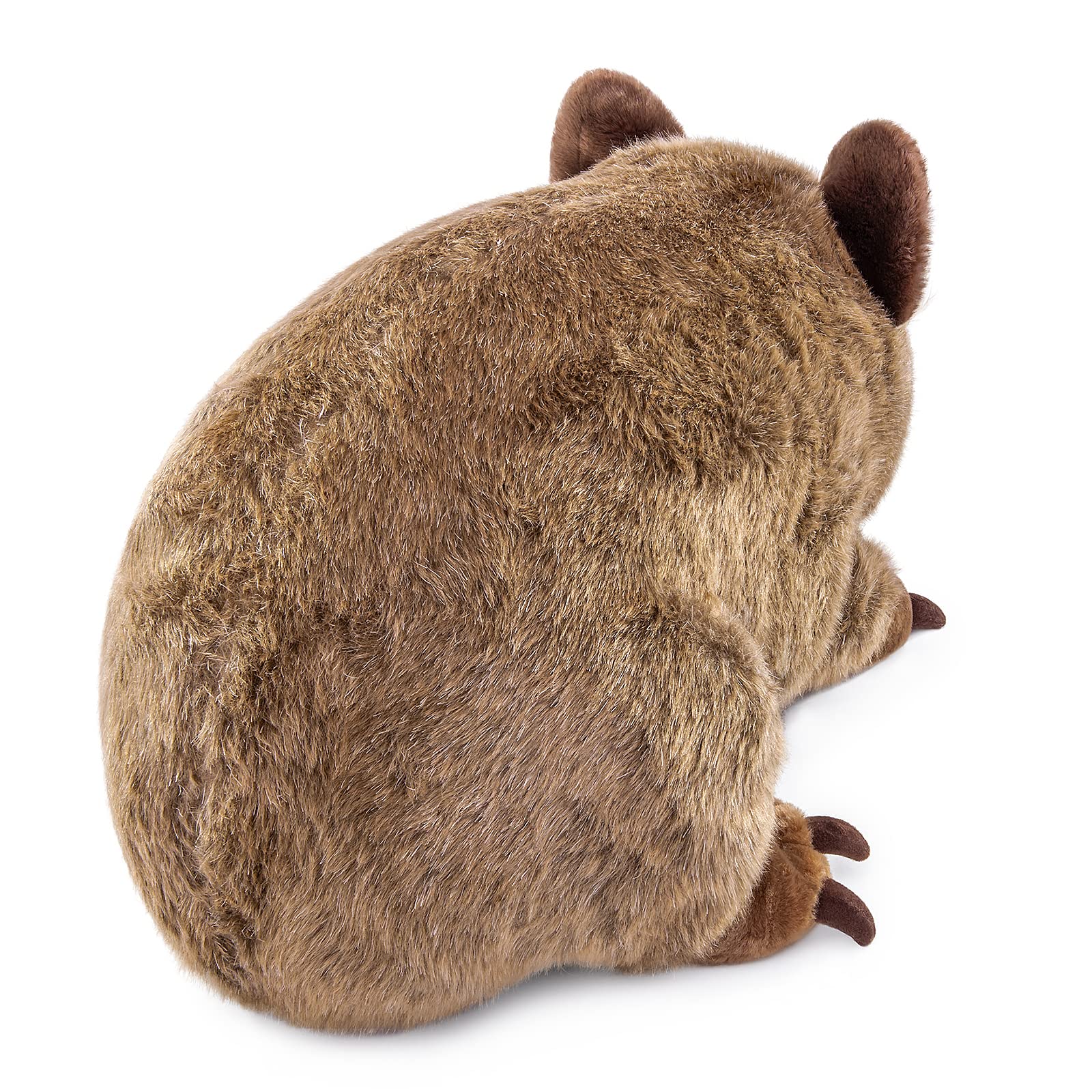 Wombat Plush Toy, Lifelike Wombat Stuffed Animals, Soft Wild Animals Crawling Wombat Stuffed Toys