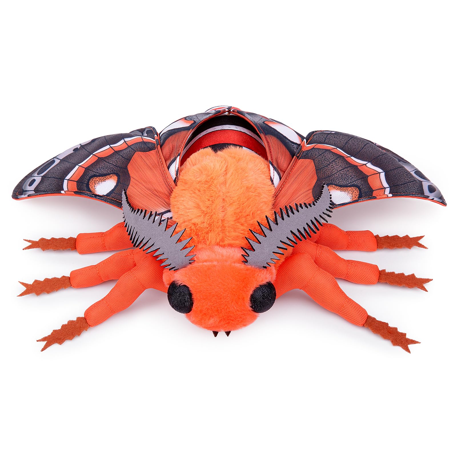 Cecropia Moth Plush Toy, Lifelike Robin Moth Stuffed Animals
