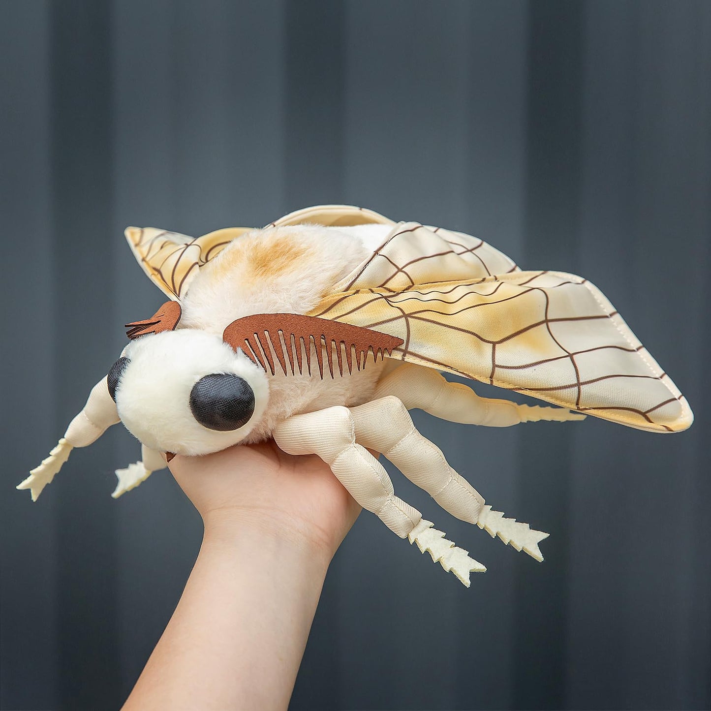 Silk Moth Plush Toy, Lifelike Silk Moth Stuffed Animals