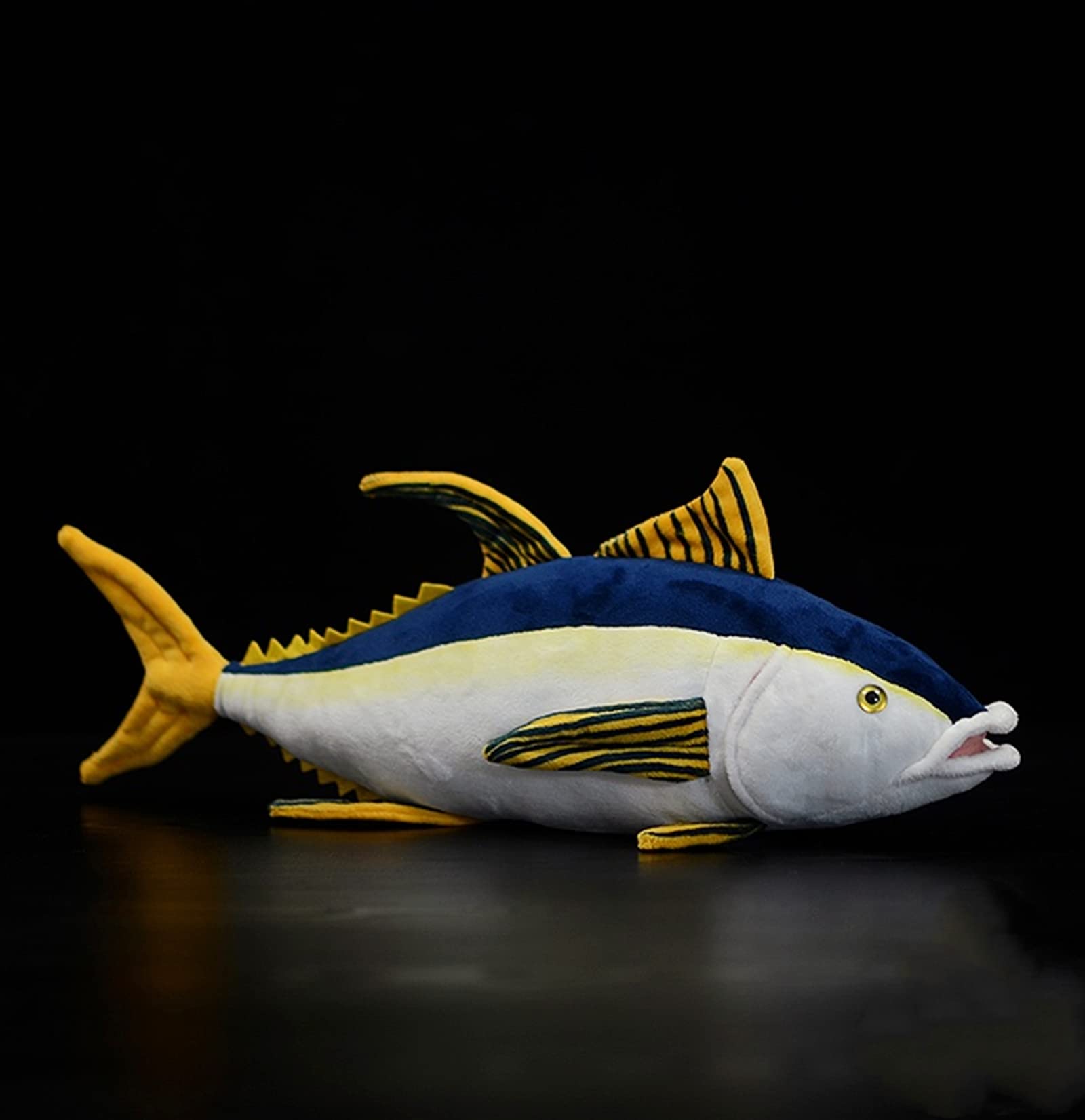 Simulation Tuna Stuffed Plush Toy, 16inch Lifelike Depth Ocean Animals