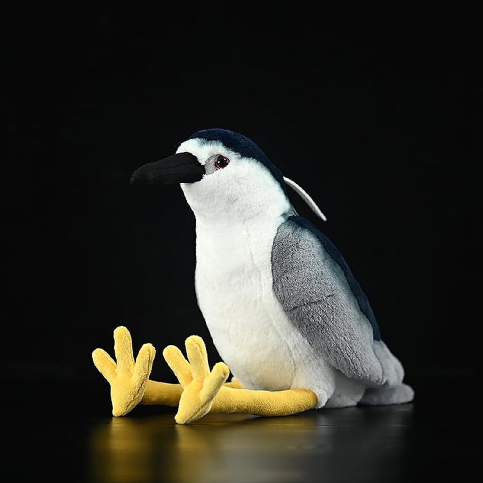 Nycticorax Plush Toy, Lifelike Night-Heron Stuffed Animals 10in, Soft Realistic Nycticorax Bird Unique Plushie Toys