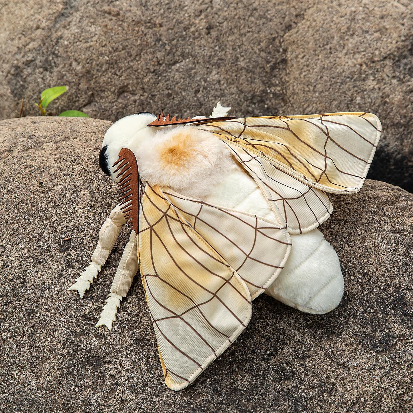 Silk Moth Plush Toy, Lifelike Silk Moth Stuffed Animals