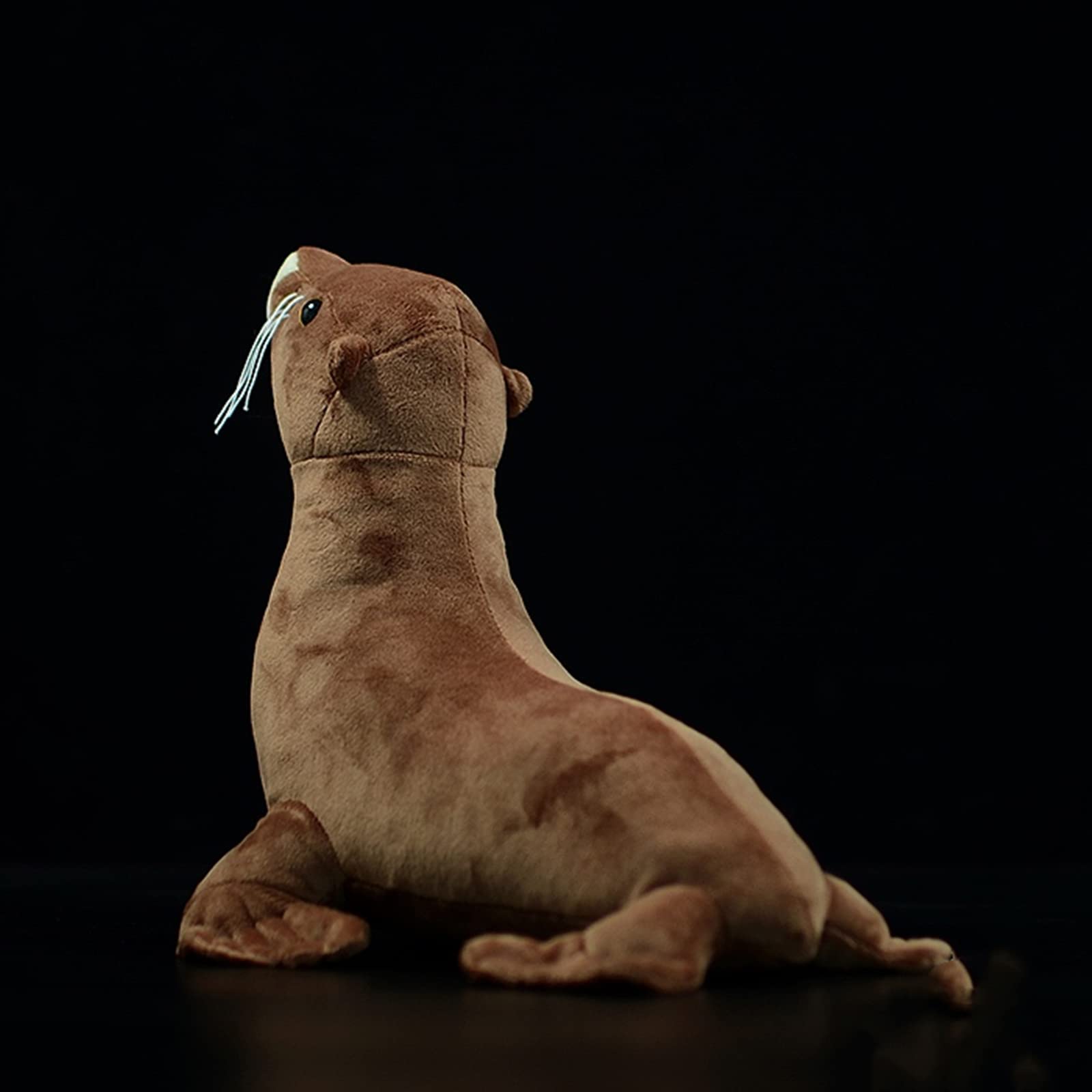 Simulation Sea Lion Plush Toy, Soft Realistic Fur Seal Stuffed Plush Toys