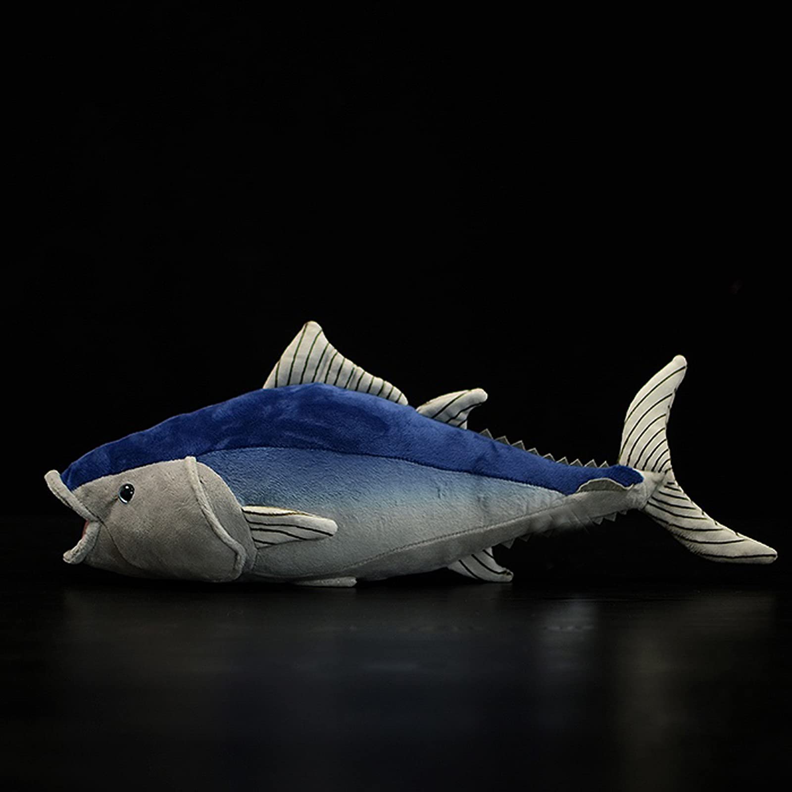 Simulation Tuna Stuffed Plush Toy, 16inch Lifelike Depth Ocean Animals