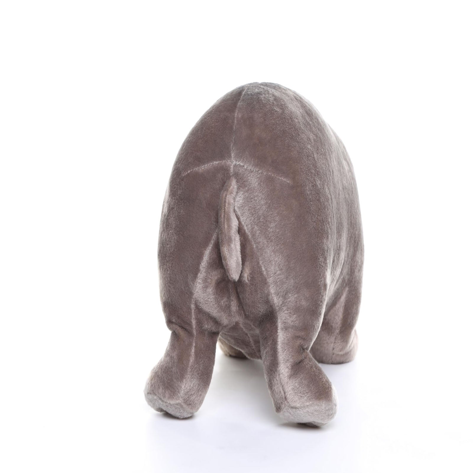 Realistic Hippo Plush Toy, Standing Hippopotamus Stuffed Animal
