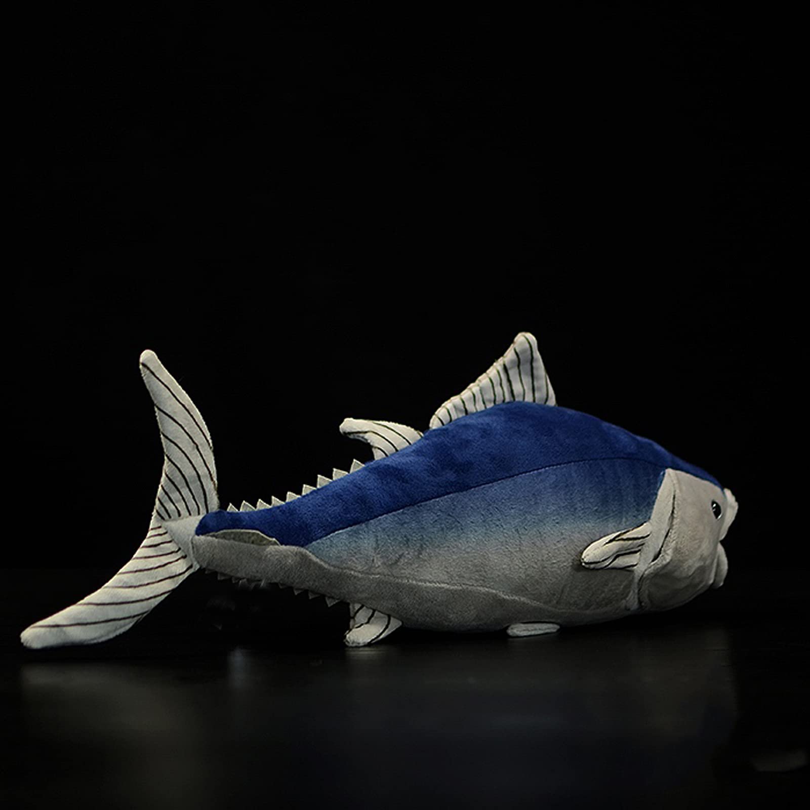Simulation Tuna Stuffed Plush Toy, 16inch Lifelike Depth Ocean Animals