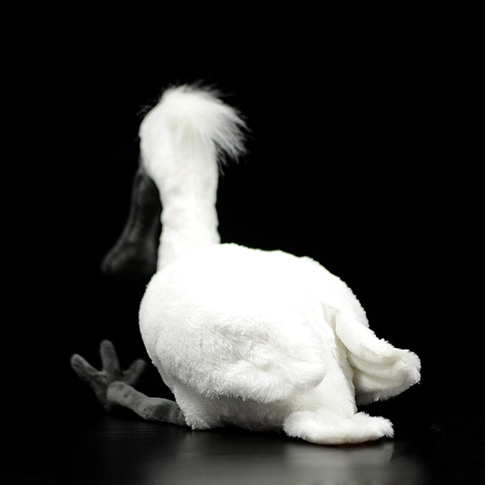 Simulation Spoonbill Plush Toy, White Real Life Ibis Bird Simulation Plush Toys