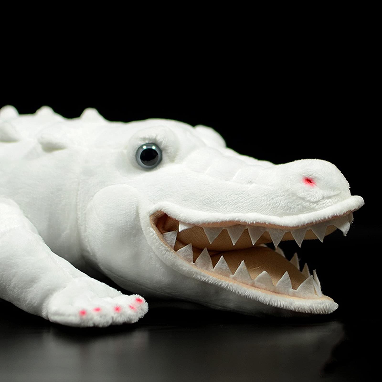 Simtulation Albino Alligator Crocodile Stuffed Animal