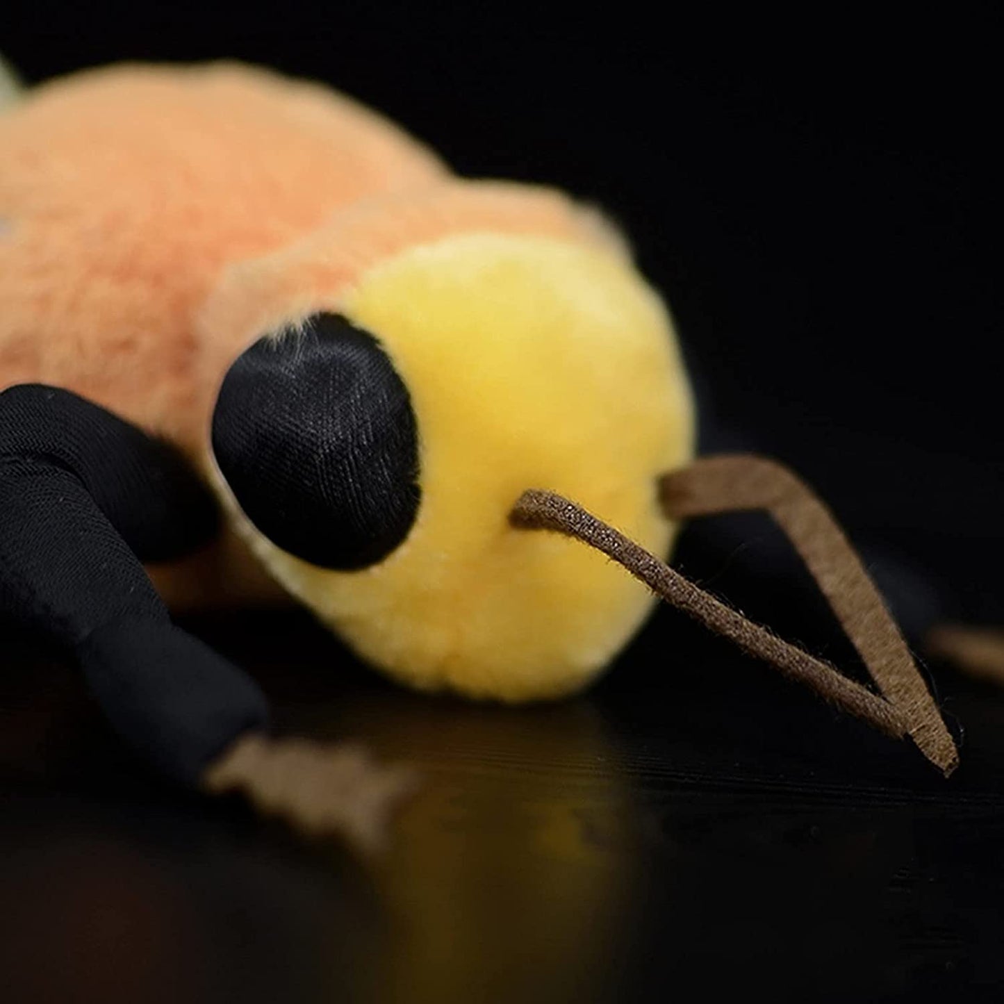 Bee Plush Toy, Lifelike Bee Stuffed Animals, Realistic Bee Big Wings Toys