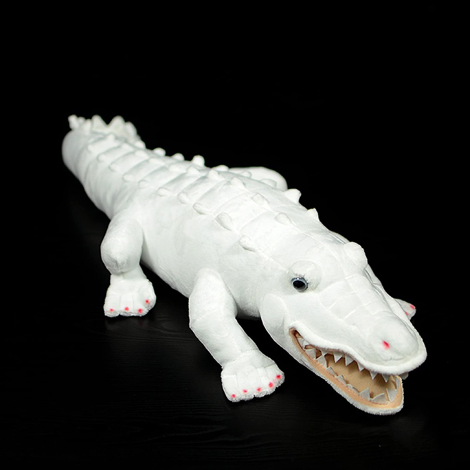 Simtulation Albino Alligator Crocodile Stuffed Animal