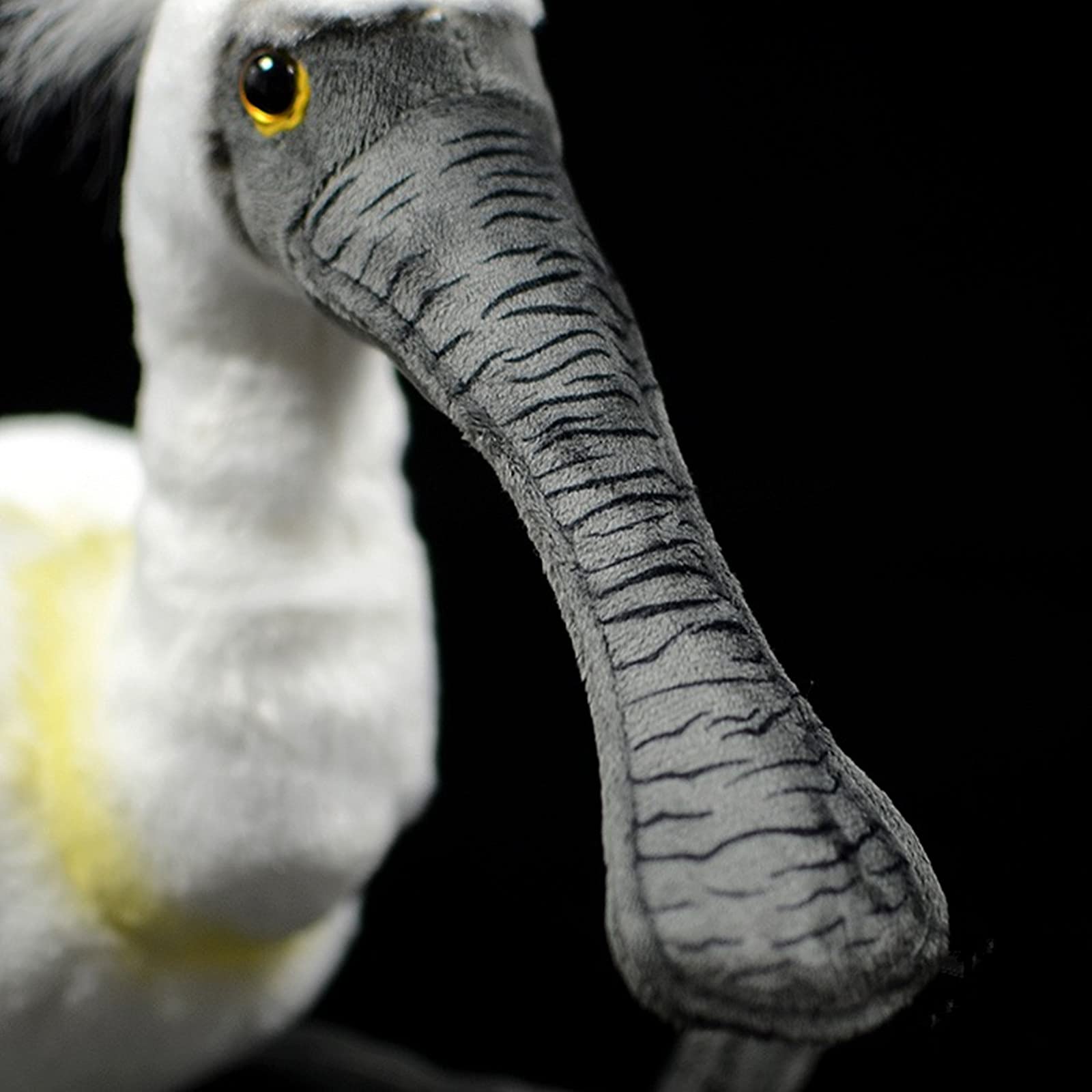 Simulation Spoonbill Plush Toy, White Real Life Ibis Bird Simulation Plush Toys