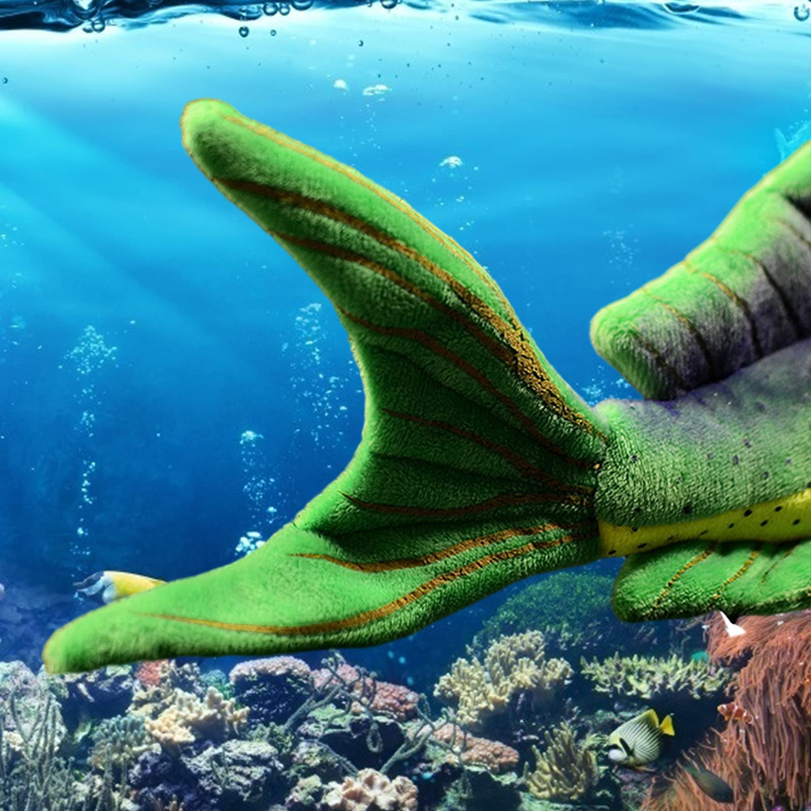 Fish Stuffed Animal, Deep Sea Ghost Saury Giant Fish Pillow, Mahi Mahi Ghost Pipe Fish Plush