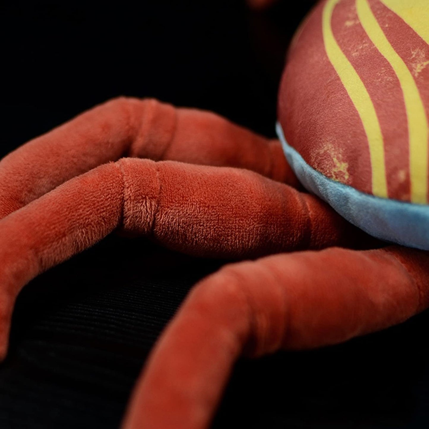 Simulation Red Crab Plush Toy, Lifelike Ocean Redstone Crab Stuffed Animal Cute Plushie Toys