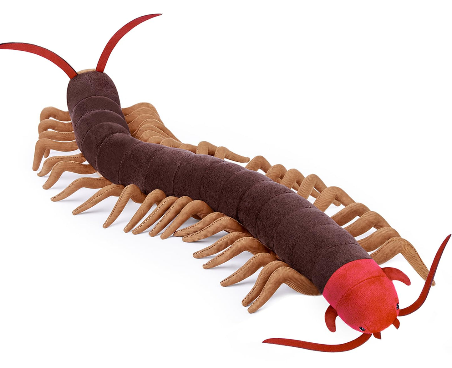 Centipede Plush - Lifelike 24” Centipede Stuffed Animal, Realistic Blue Centipedes Arthropod Insect Plushie, Soft Crustaceans Animals Toys Model Dolls Gifts for Kids