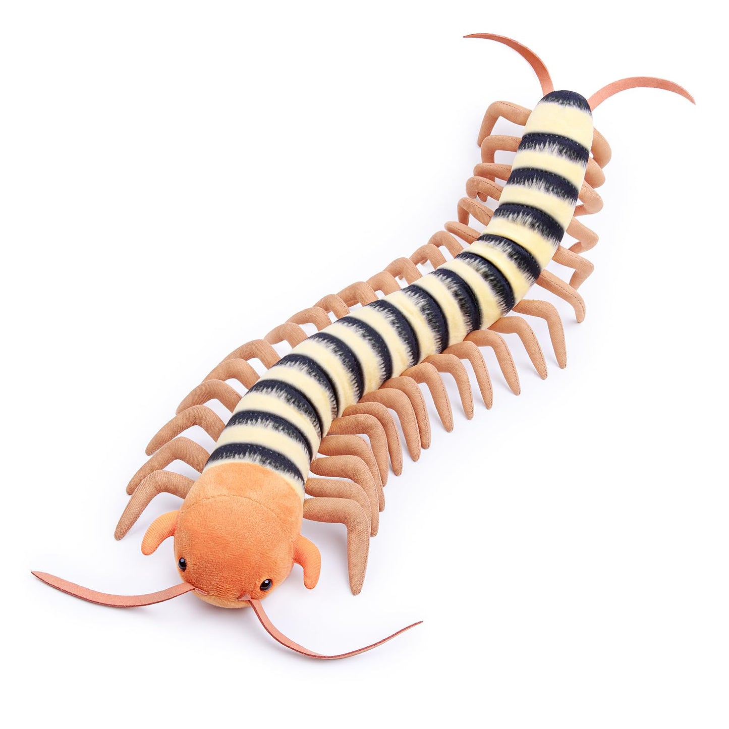 Centipede Plush - Lifelike 24” Centipede Stuffed Animal, Realistic Blue Centipedes Arthropod Insect Plushie, Soft Crustaceans Animals Toys Model Dolls Gifts for Kids