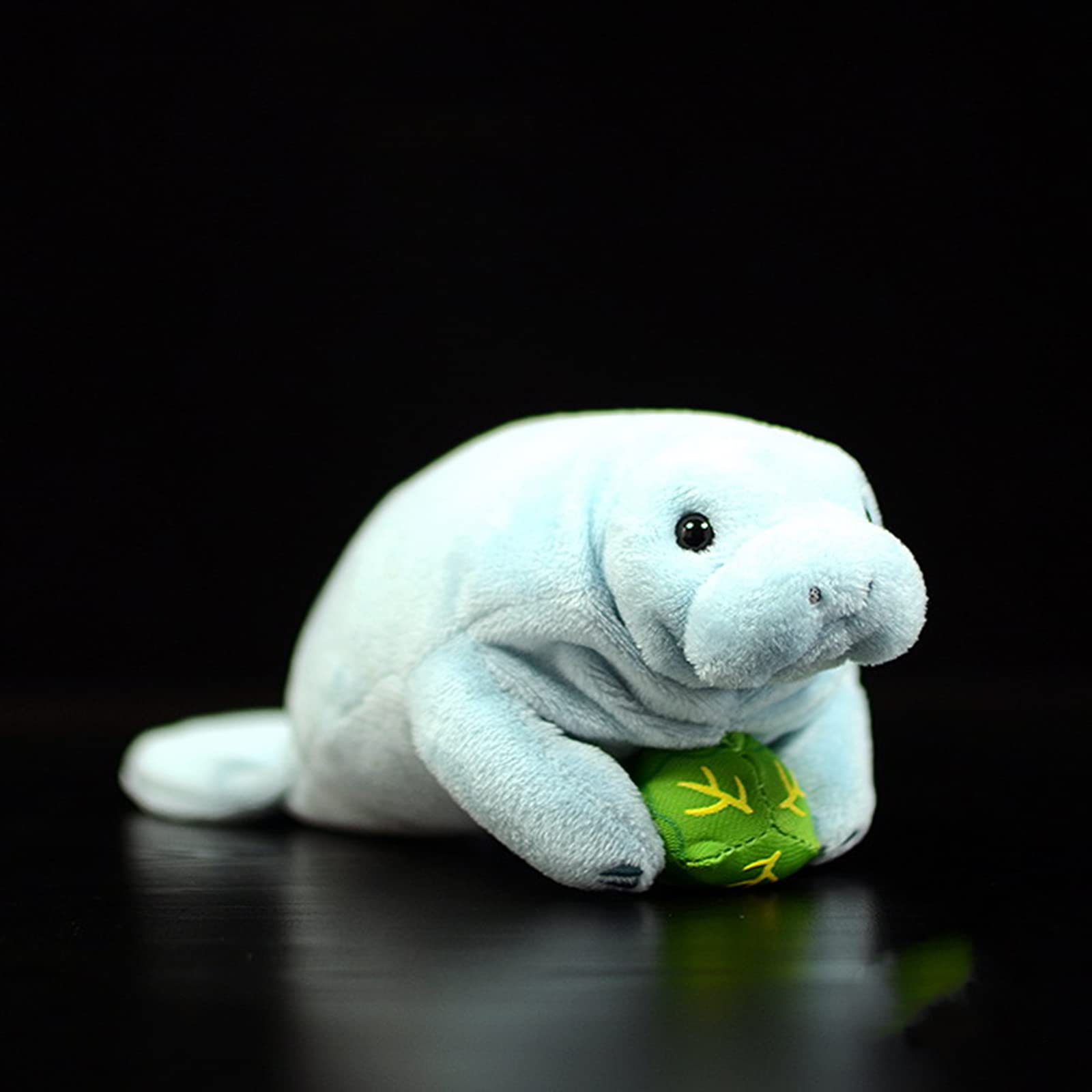 Manatee Plush Toy, Blue Lifelike Manatee Stuffed Animal