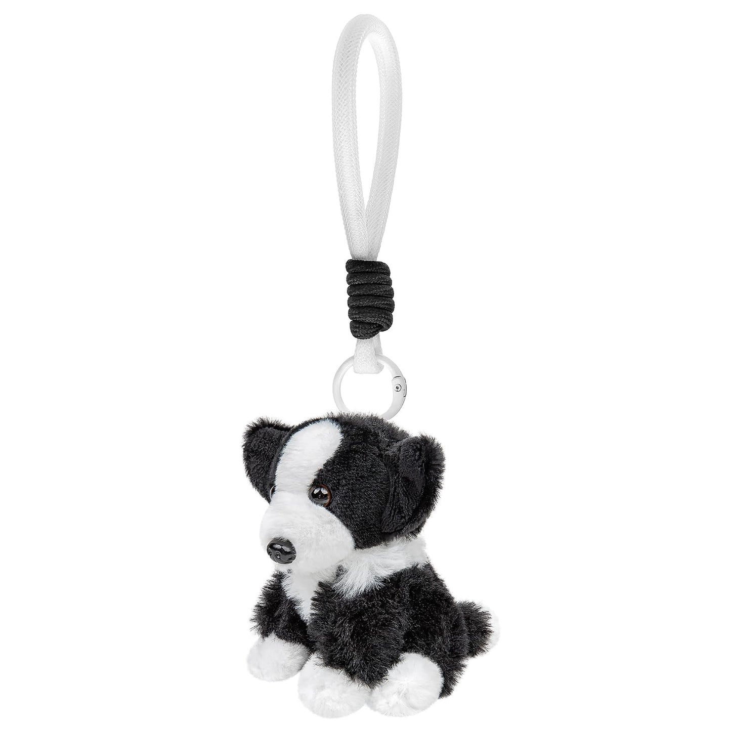 Cute Dog Plush Keychain, Soft Stuffed Animal Dog Charm, for Birthday, Party Favors, Holiday Gifting