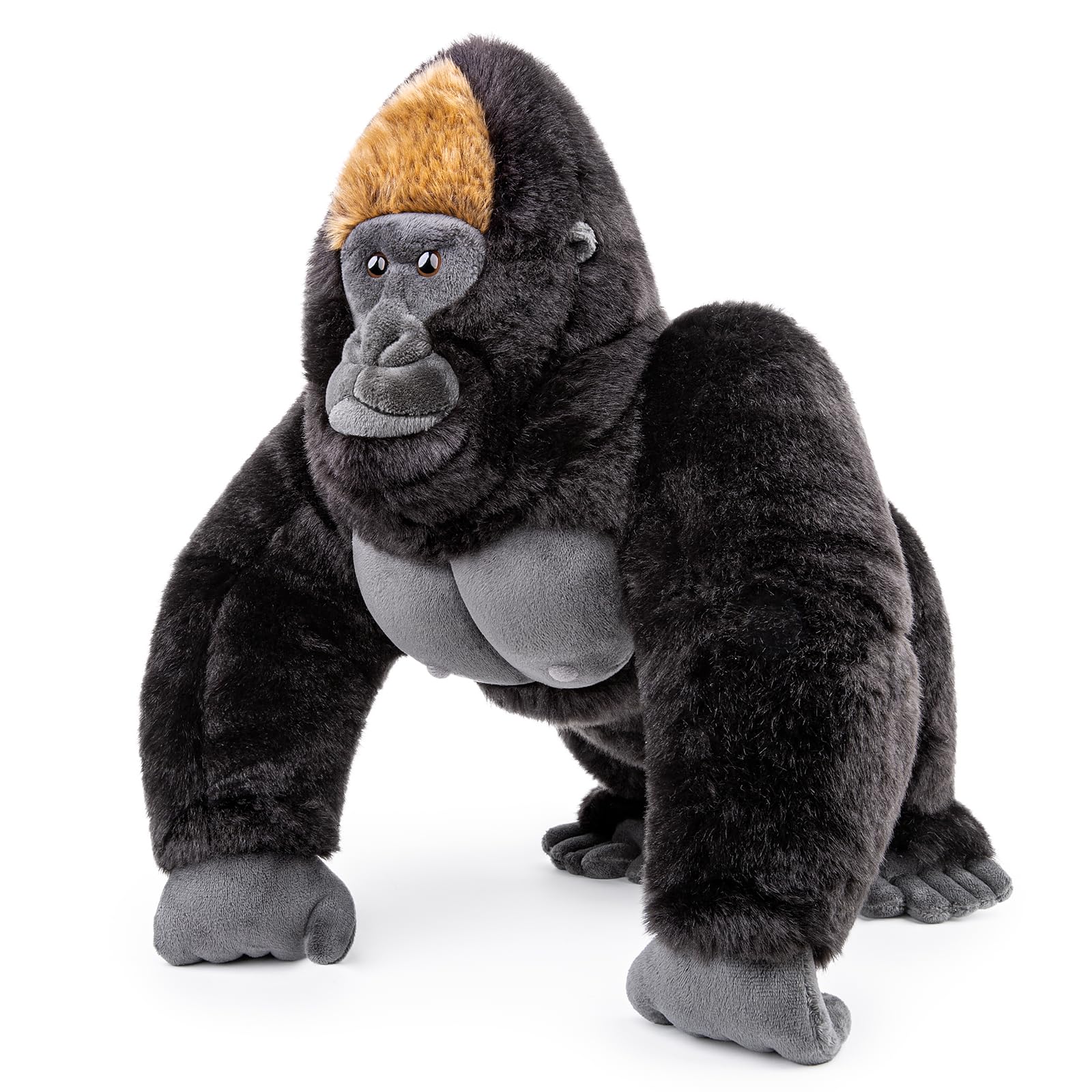 Silverback gorilla Plush Toy, Realistic Silverback gorilla Stuffed Animals