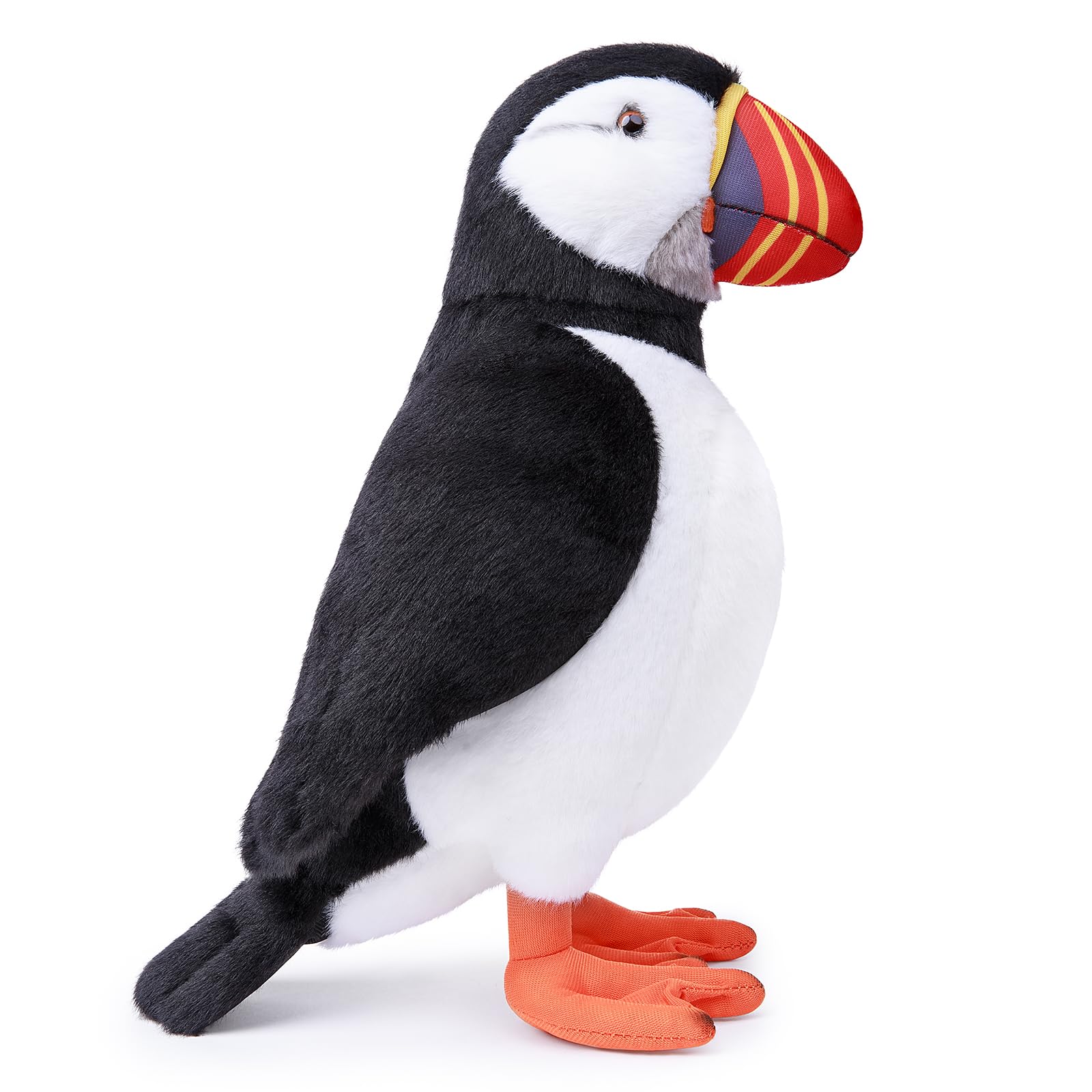 Puffin Plush Toy, Lifelike Puffin Stuffed Animals 11in, Soft Puffin Unique Plushie Toys Model Dolls Collection for Kids