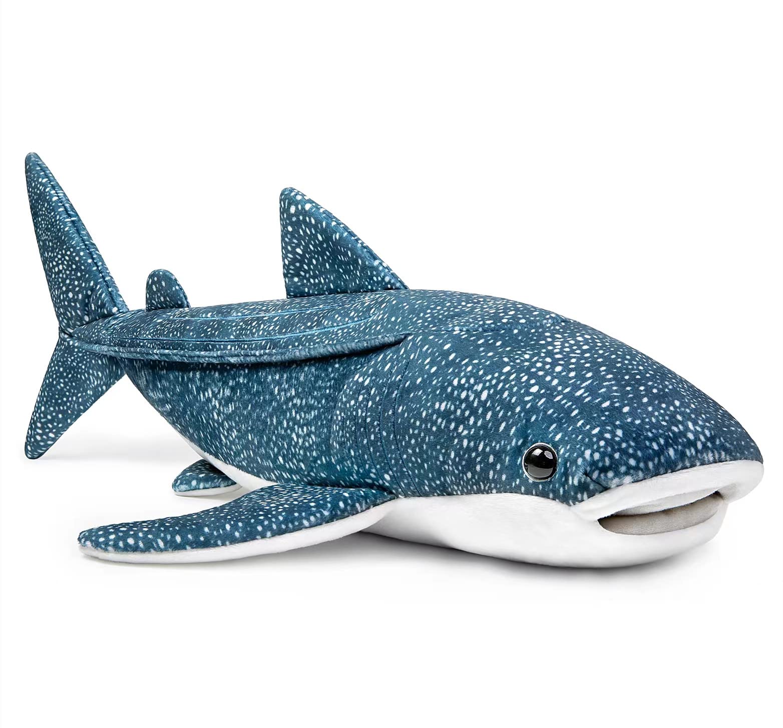 Simulation Great Whale Shark Plush Toy - Lifelike Texture Whale Shark Stuffed Toys, Super Soft Ocean Sea Creatures Sharks Plush Toy Gift Collection for Kids