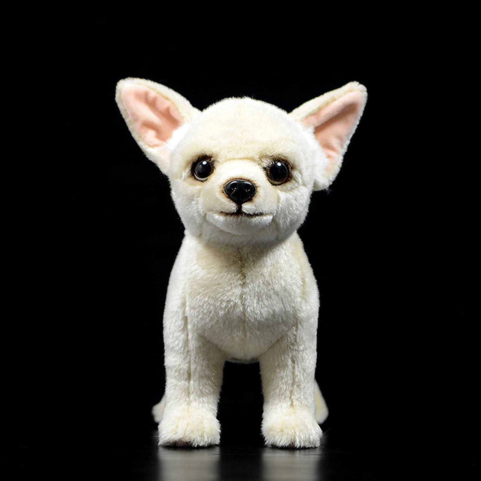 Simulation Chihuahua Dog Stuffed Animal - 10 inch Cute Chihuahua Dog Plush Toy, Lovely Dog Plush Toy Model as Gift Toy Gift Collection for Kids