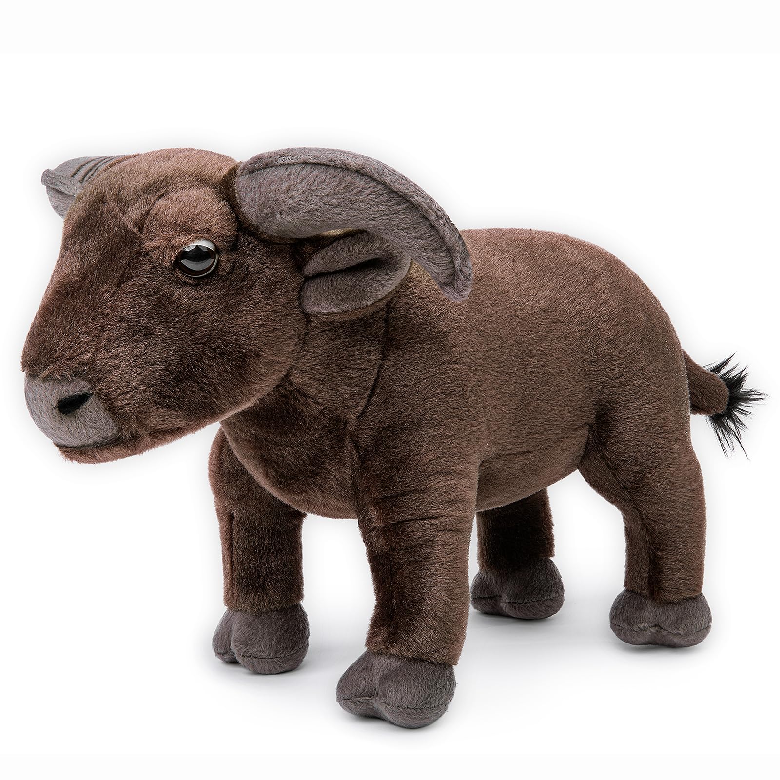 Buffalo Plush Toy, Realistic Buffalo Stuffed Animals, Soft Wild Animals Buffalo Stuffed Toys