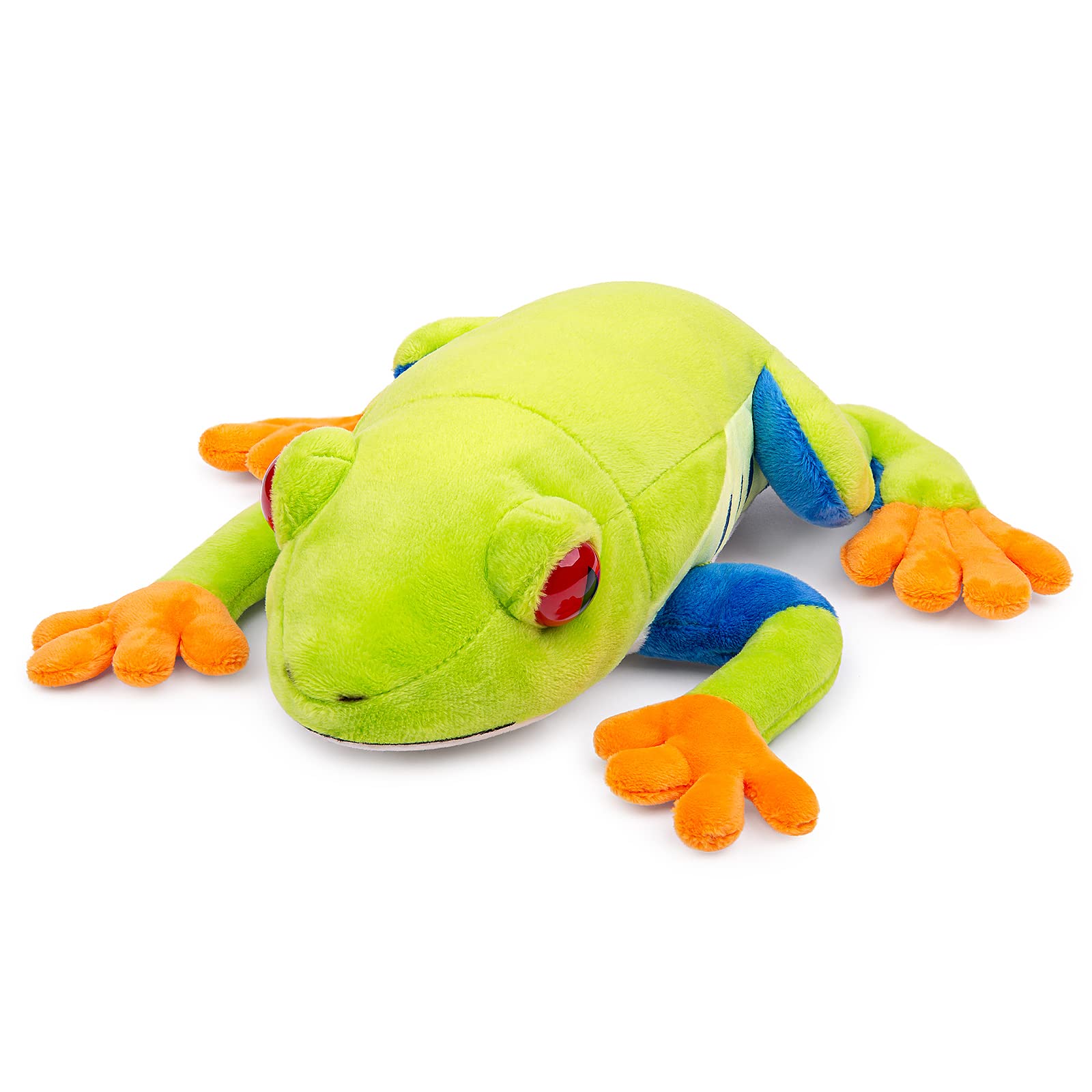 Red-Eyed Tree Frog Plush - Lifelike Tree Frog Stuffed Animal, 9Inch Green Reptile Frog Plush, Super Soft Plush Doll, Plush Toys Gifts for Kids