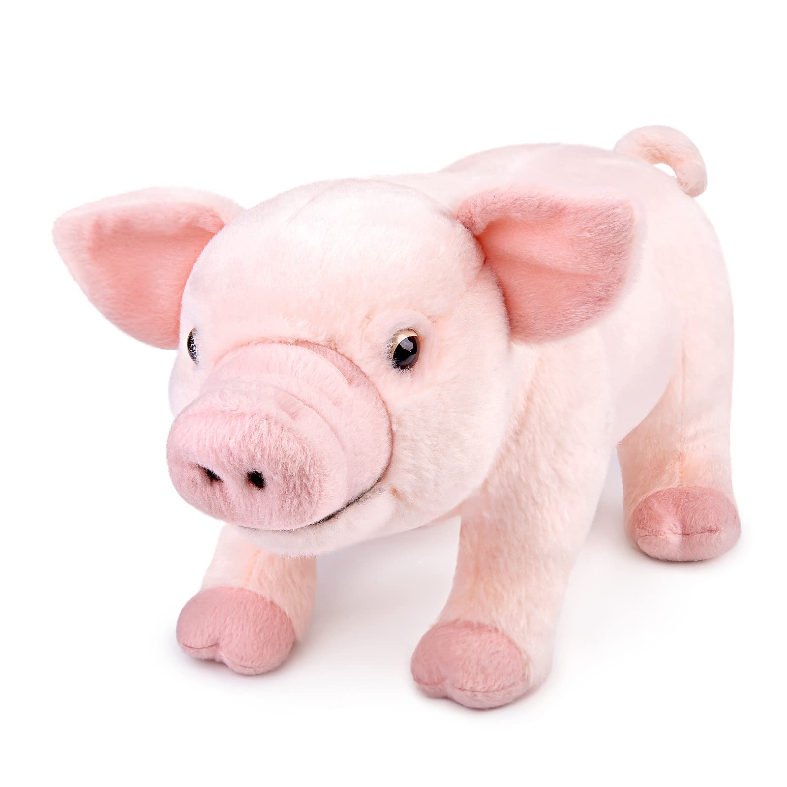 Simulation Pig Plush Toy - Cute Pig Stuffed Animal Toys, Soft Pig Pillow, Lifelike Pig Plushie Toys Hugging Pillow Gifts for Kids