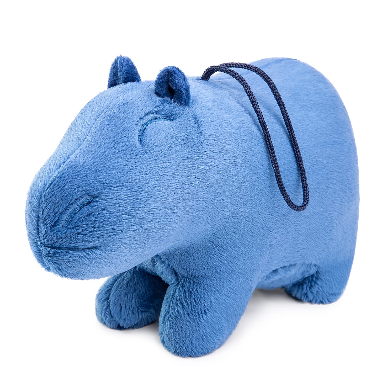 Capybara Stuffed Animals, Lifelike Little 8” Blue Capybara Plush Toy