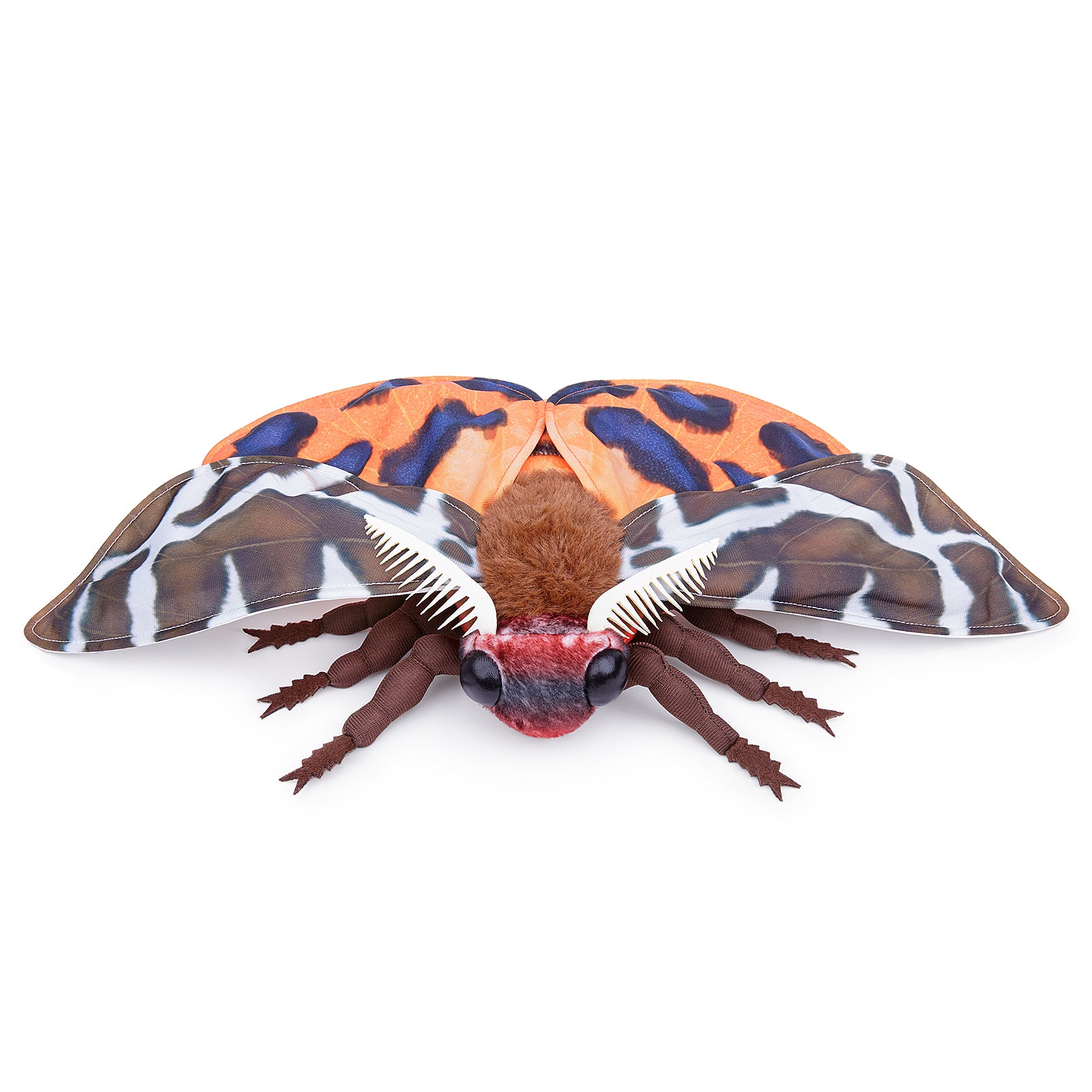 Giant Garden Tiger Moth Plush Toy, Lifelike Garden Tiger Moth Stuffed Animals