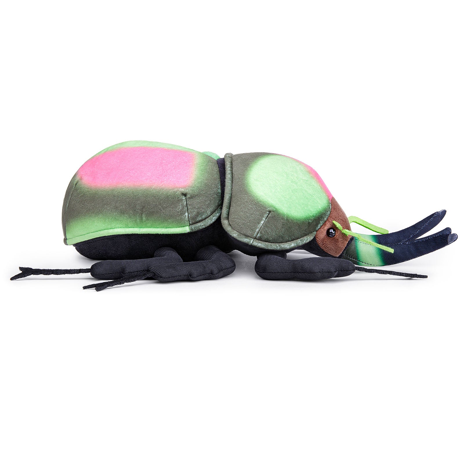 Simulation colorful stag beetle plush toy, 14in Realistic colorful stag beetle stuffed animal Children's toys, Christmas gifts