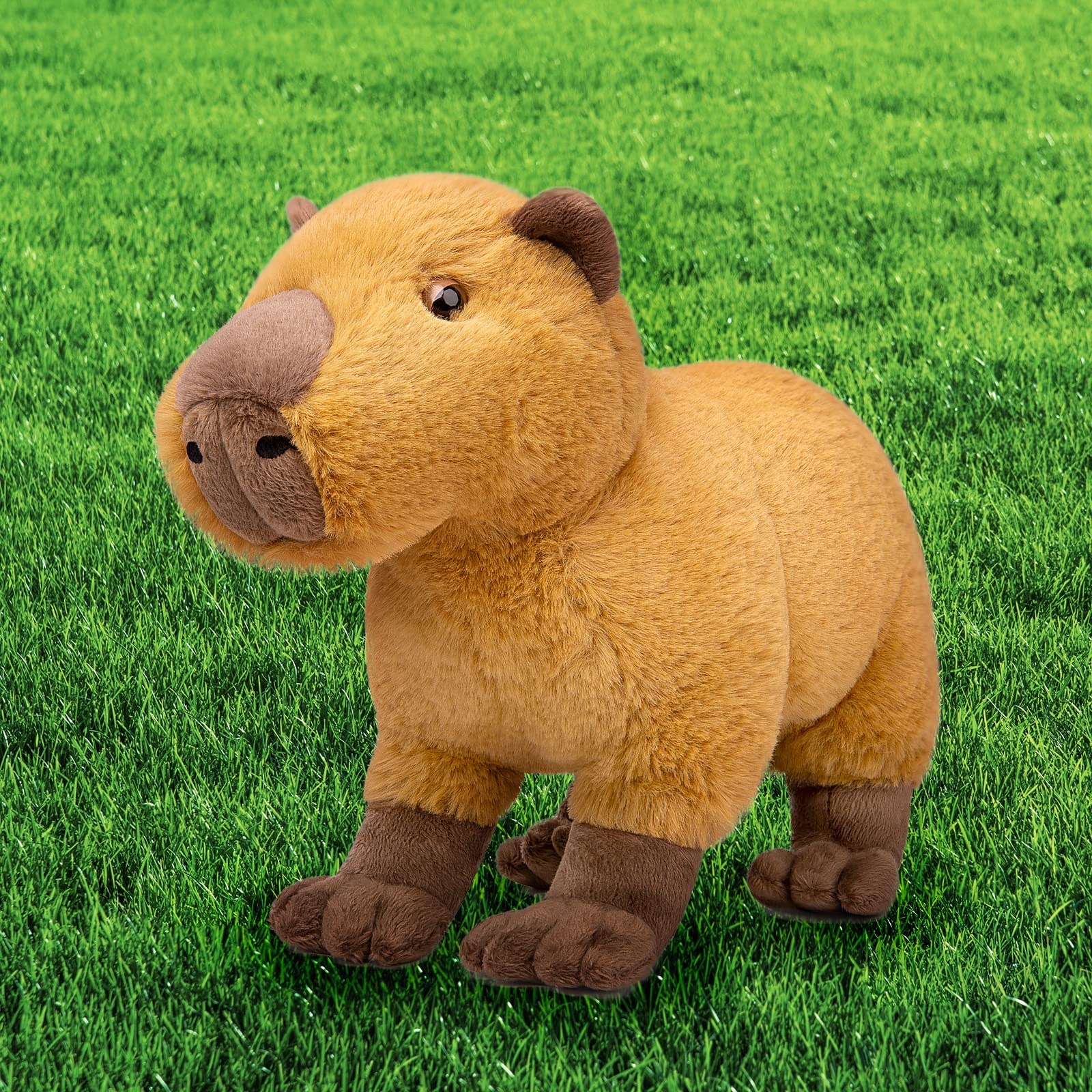 Capybara Plush Toy, Lifelike Soft Rodent Capybara Stuffed Animals