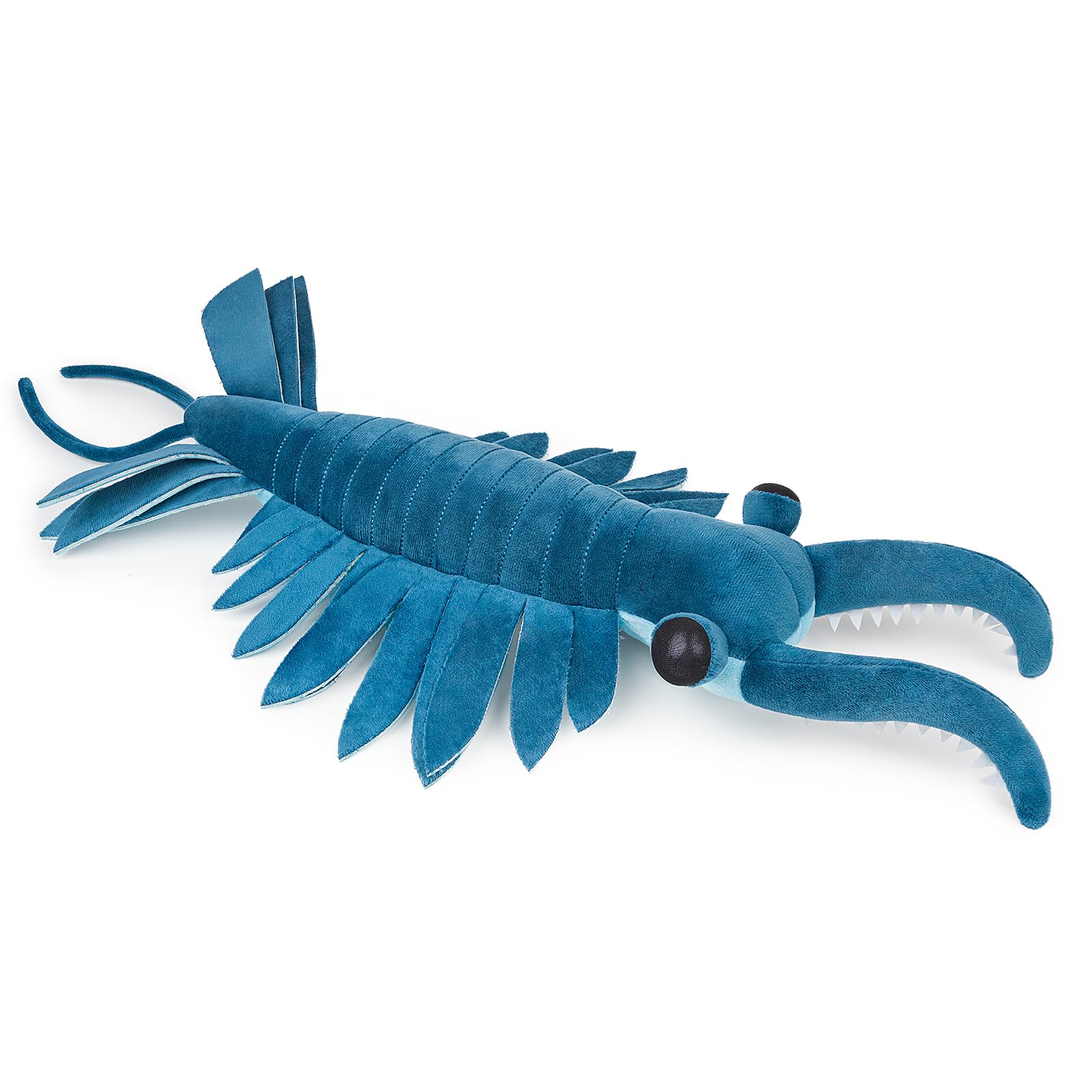 Realistic Anomalocaris Plush Toy - Lifelike 21" Purple Cambrian Ancient Organism Anomalocaris Shrimp Stuffed Animals