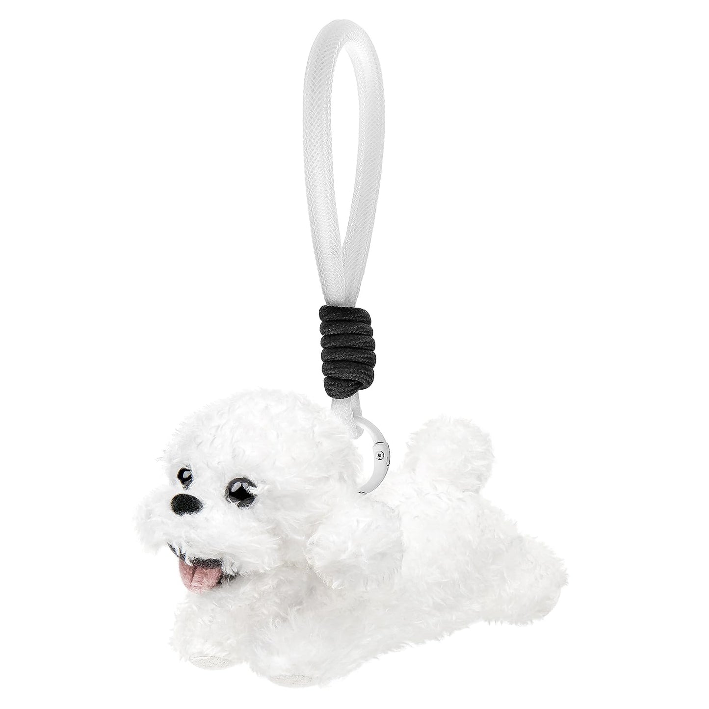 Cute Dog Plush Keychain, Soft Stuffed Animal Dog Charm, for Birthday, Party Favors, Holiday Gifting