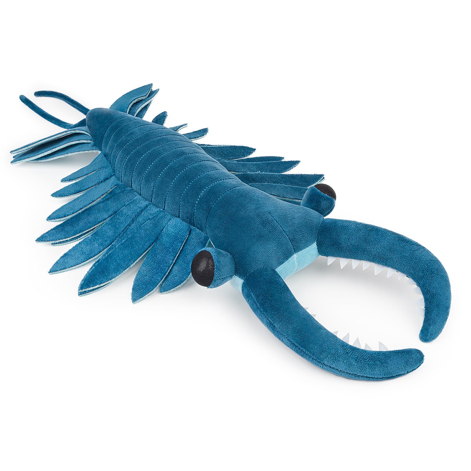 Realistic Anomalocaris Plush Toy - Lifelike 21" Purple Cambrian Ancient Organism Anomalocaris Shrimp Stuffed Animals