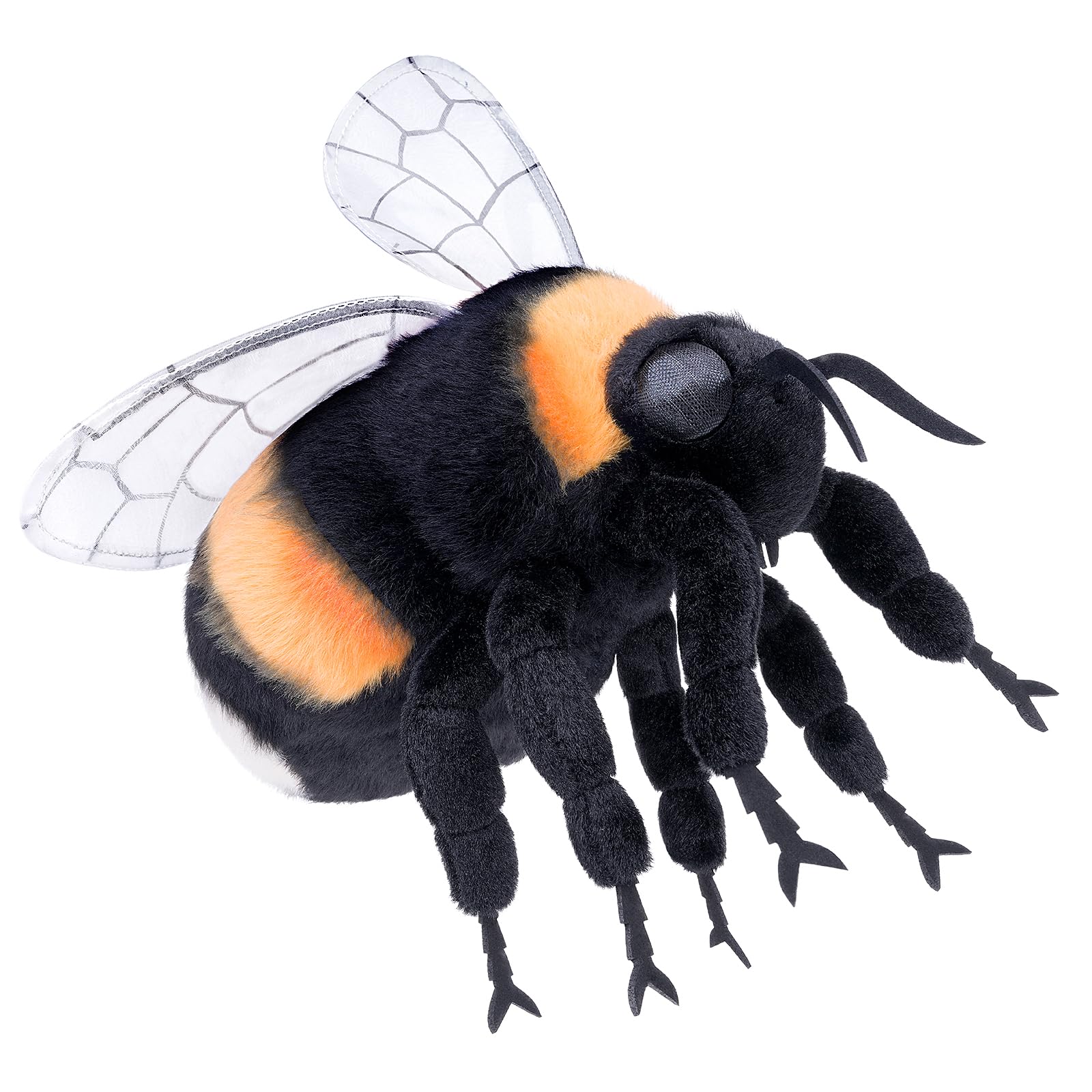 Bumblebee Plush Toy, Lifelike Bumblebee Stuffed Animals, Realistic Bumblebee Wings Toys