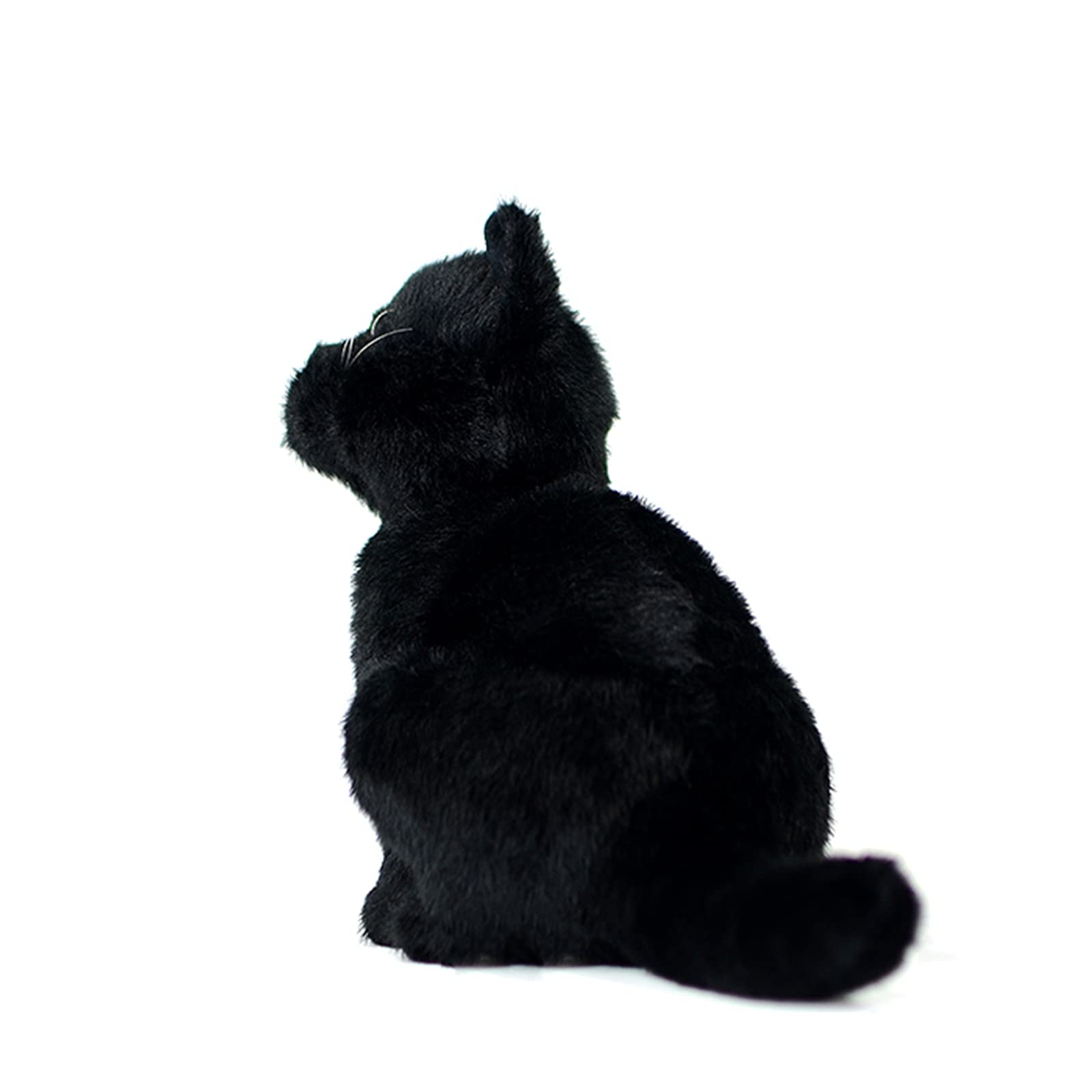 Black Cat Plush, Simulation Black Cat Stuffed Animal, Cute Plush Toy Pet Cat