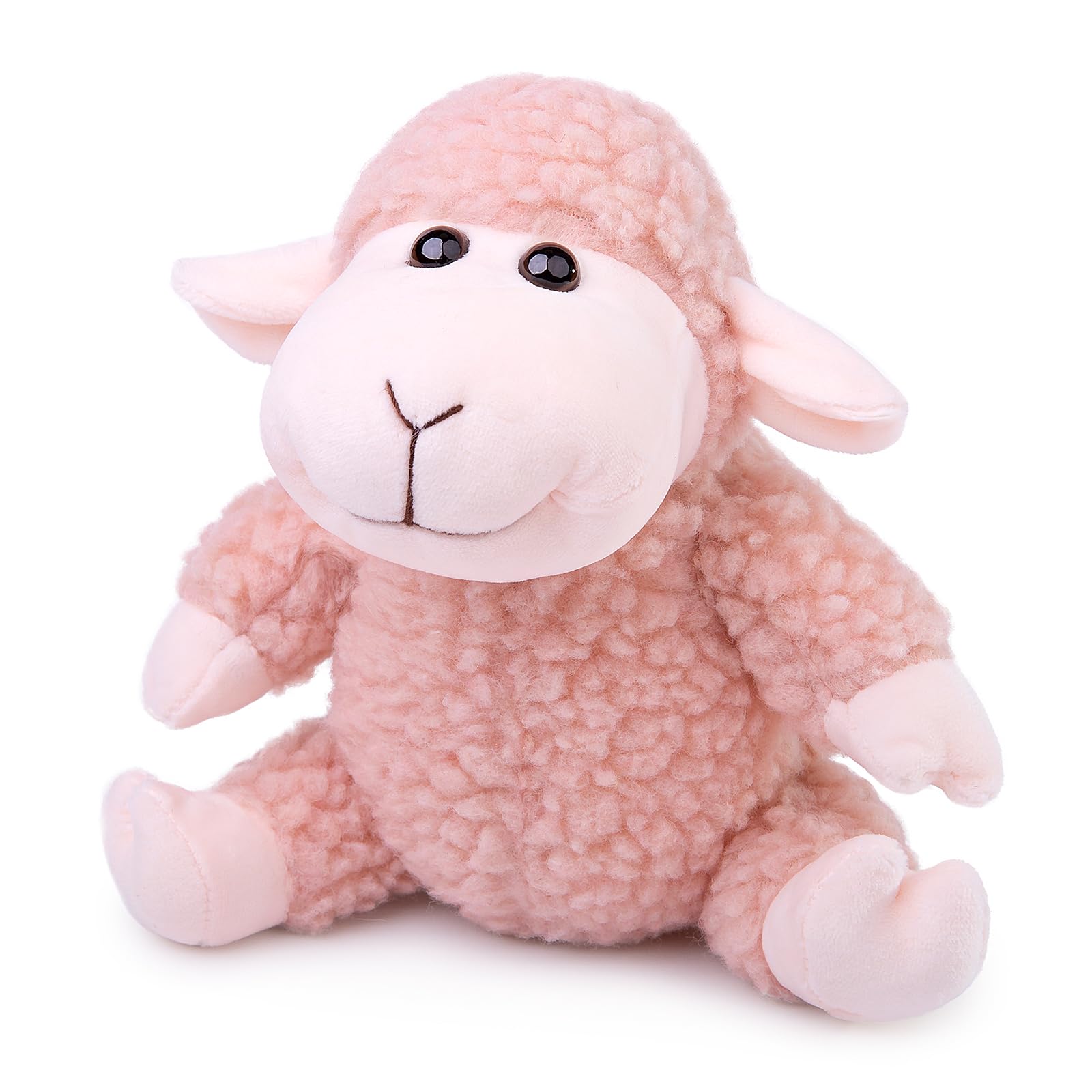 3 Pcs Stuffed Sheep Animals, 6.5 inch - 8.8 inch Cute Lamb Plush Toy as Gift for Your Kids (Sitting, Standing, Lying)