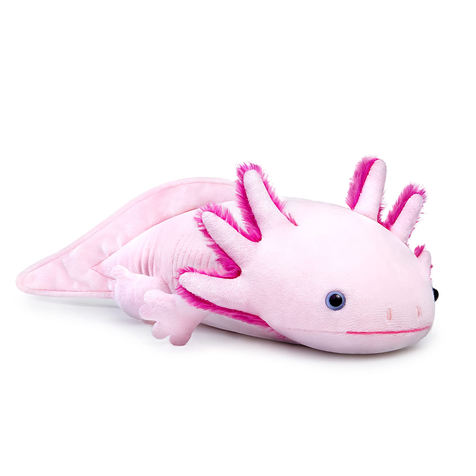 Axolotl Plush - Axolotl Stuffed Animal, Realistic Cute Ambystoma Creepy Amphibians Plush Toys