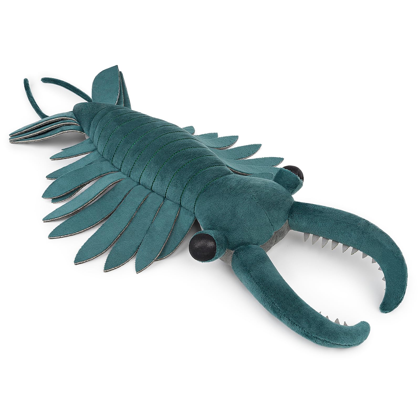 Realistic Anomalocaris Plush Toy - Lifelike 21" Purple Cambrian Ancient Organism Anomalocaris Shrimp Stuffed Animals