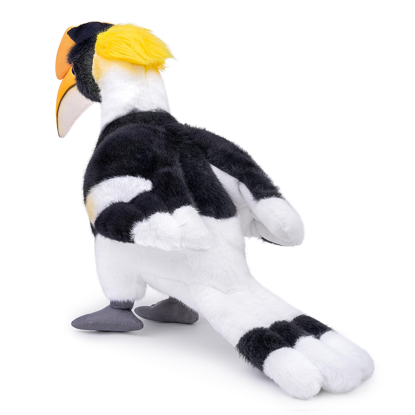 Malaysian Hornbill Plush Toy - Realistic Hornbill Stuffed Animals, Lifelike Animal Plushie Figure as Gift for Your Friends